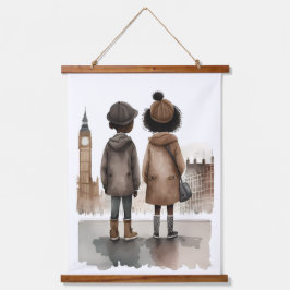 Ik hou van Londen Hangend Wandkleed