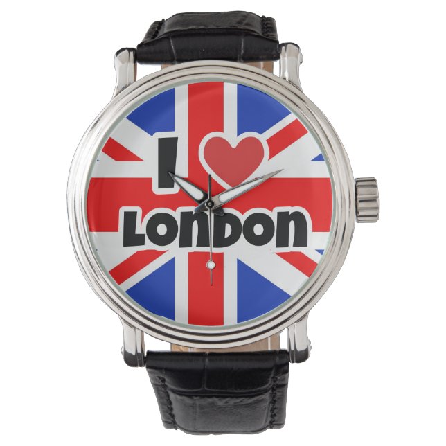 Ik hou van Londen Horloge (Voorkant)