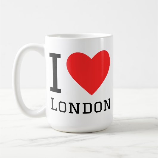 Ik hou van Londen Koffiemok (Links)