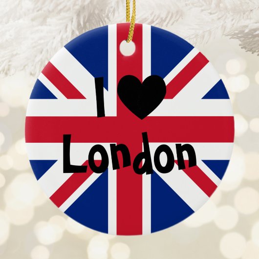 Ik hou van Londen Ornament