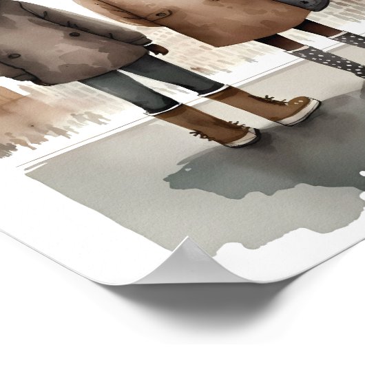 Ik hou van Londen Poster (Hoek)