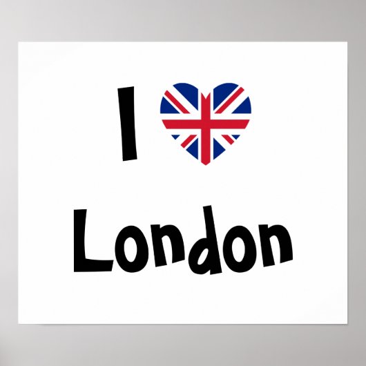 Ik hou van Londen Poster (Voorkant)