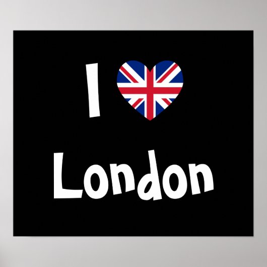 Ik hou van Londen Poster (Voorkant)
