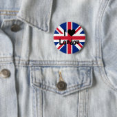 Ik hou van Londen Ronde Button 5,7 Cm (In situ)