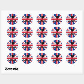 Ik hou van Londen Ronde Sticker (Vel)