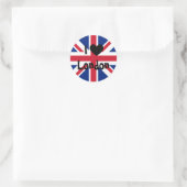 Ik hou van Londen Ronde Sticker (Tas)