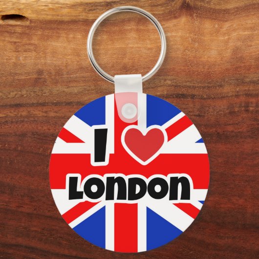 Ik hou van Londen Sleutelhanger (Voorkant)