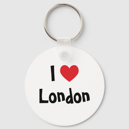 Ik hou van Londen Sleutelhanger (Voorkant)