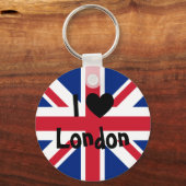 Ik hou van Londen Sleutelhanger (Voorkant)