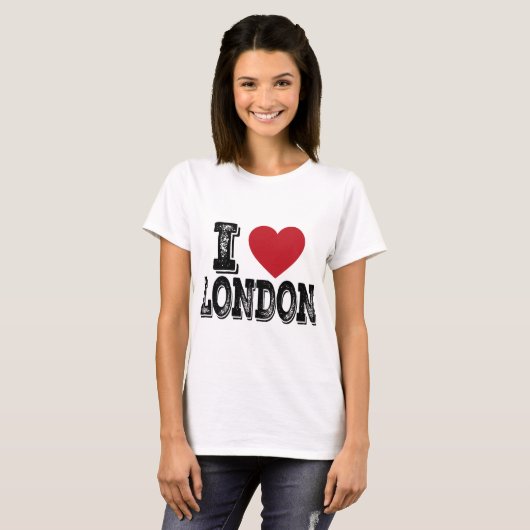 Ik hou van Londen T-shirt (Voorkant volledig)