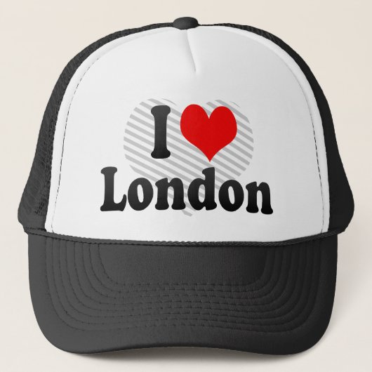 Ik hou van Londen Trucker Pet (Voorkant)