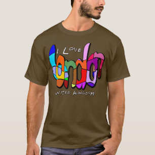 Ik hou van Londen Verenigd Koninkrijk T-shirt
