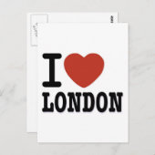 Ik hou van LONDON Briefkaart (Voorkant / Achterkant)