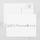 Ik hou van London (buitengewone ecg stijl) souveni Briefkaart (Voorkant / Achterkant)
