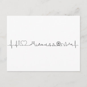 Ik hou van London (buitengewone ecg stijl) souveni Briefkaart