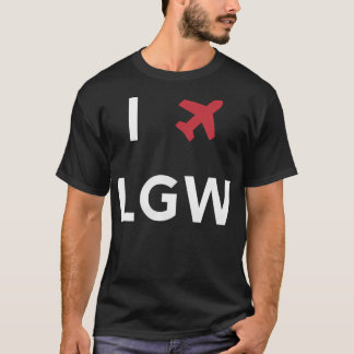 Ik hou van London Gatwick Lgw T-shirt
