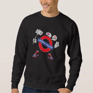 Ik hou van London Len UK Selfie Underground Britse Trui