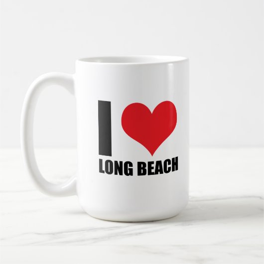 Ik hou van Long Beach Koffiemok (Links)