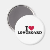 Ik hou van Longboard Magneet (Voorkant / Achterkant)