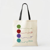 Ik hou van Loom Bag Tote Bag (Voorkant)