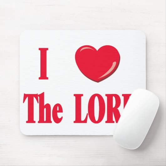 Ik hou van Lord Mousepad Muismat (Met muis)