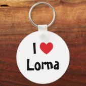 Ik hou van Lorna Sleutelhanger (Voorkant)
