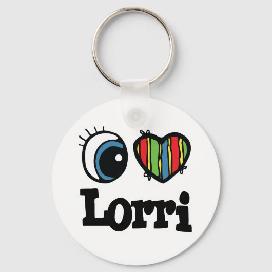 Ik hou van Lorri Sleutelhanger (Voorkant)