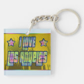 Ik hou van Los Angeles Beauful Shade Sleutelhanger (Achterkant)