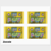 Ik hou van Los Angeles Beauful Shade Sticker (Vel)