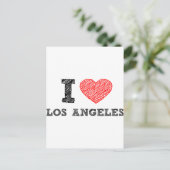 Ik hou van Los Angeles Briefkaart (Staand voorkant)