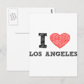 Ik hou van Los Angeles Briefkaart (Voorkant / Achterkant)