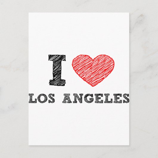 Ik hou van Los Angeles Briefkaart (Voorkant)