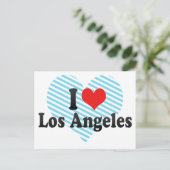 Ik hou van Los Angeles Briefkaart (Staand voorkant)