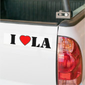 Ik hou van Los Angeles Bumpersticker (Op Truck)