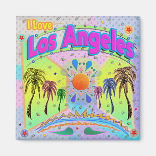 Ik hou van Los Angeles Calm Desire Magnet