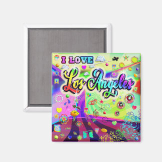 Ik hou van Los Angeles Cool Energy Magnet