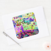 Ik hou van Los Angeles Cool Energy Sticker (Envelop)