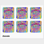 Ik hou van Los Angeles Cosmic Unity Sticker (Vel)