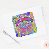 Ik hou van Los Angeles Cosmic Unity Sticker (Envelop)
