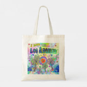 Ik hou van Los Angeles Deep Dream Canvas tas (Achterkant)