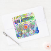 Ik hou van Los Angeles Deep Dream Sticker (Envelop)