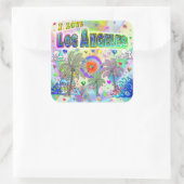 Ik hou van Los Angeles Deep Dream Sticker (Tas)