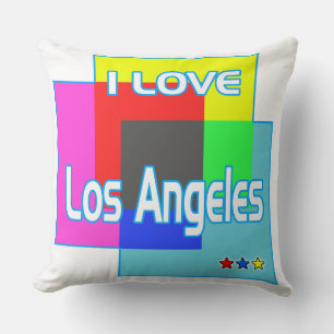"Ik hou van Los Angeles die 2 kleuren" Pillow Kussen