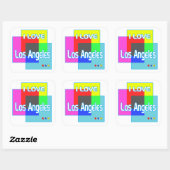 "Ik hou van Los Angeles die 2" Sticker kleuren (Vel)