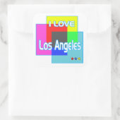 "Ik hou van Los Angeles die 2" Sticker kleuren (Tas)