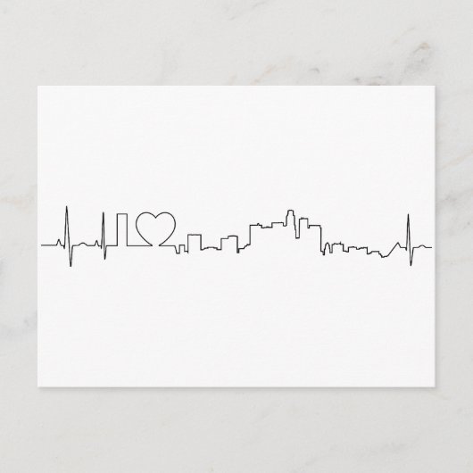 Ik hou van Los Angeles in een uitzonderlijke ecg s Briefkaart (Voorkant)