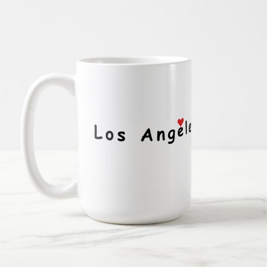 Ik hou van Los Angeles Koffiemok (Links)