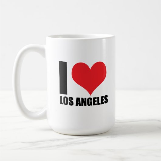 Ik hou van Los Angeles Koffiemok (Links)