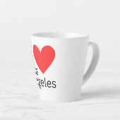 Ik hou van Los Angeles Latte Mok (Rechterhoek)