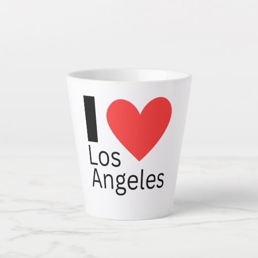 Ik hou van Los Angeles Latte Mok (Voorkant)